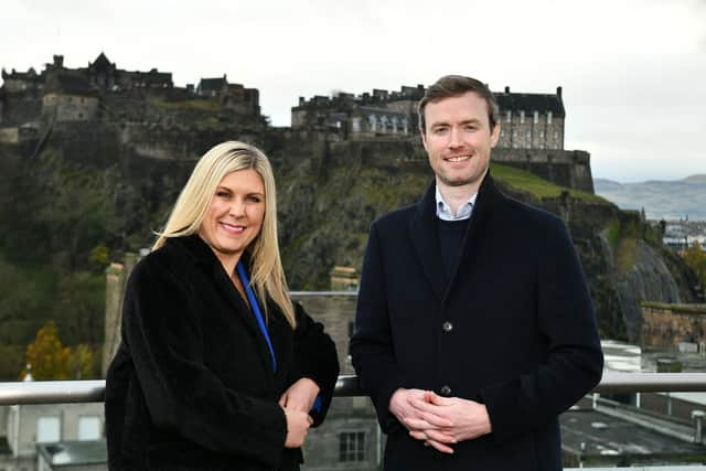 PEN Partnership associate partners Jenny Simpson and Ruari Scullion. Picture: Michael Gillen.