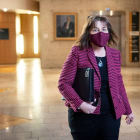 Health Secretary Jeane Freeman has addressed confusion among clinically extremely vulnerable (CEV) people in Scotland over when they will receive their first coronavirus vaccine. (Photo by Andy Buchanan - Pool/Getty Images)