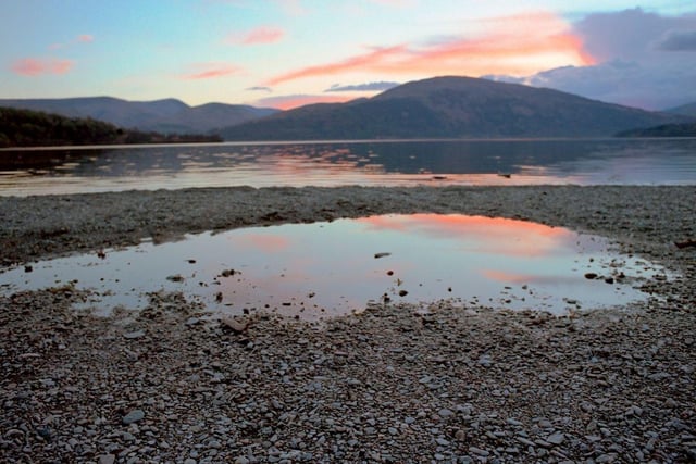 With a surface area of 71 square kilometres, Loch Lomond is by a significant distance the largest loch in Scotland but it has nearly a third of the volume of water of Loch Ness - just 2.6 cubic kilometres. The surrounding Loch Lomond & The Trossachs National Park was Scotland's first national park and the 'bonnie banks' are used by a range of villages, hotels and recreational businesses