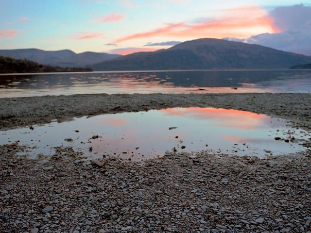 With a surface area of 71 square kilometres, Loch Lomond is by a significant distance the largest loch in Scotland but it has nearly a third of the volume of water of Loch Ness - just 2.6 cubic kilometres. The surrounding Loch Lomond & The Trossachs National Park was Scotland's first national park and the 'bonnie banks' are used by a range of villages, hotels and recreational businesses