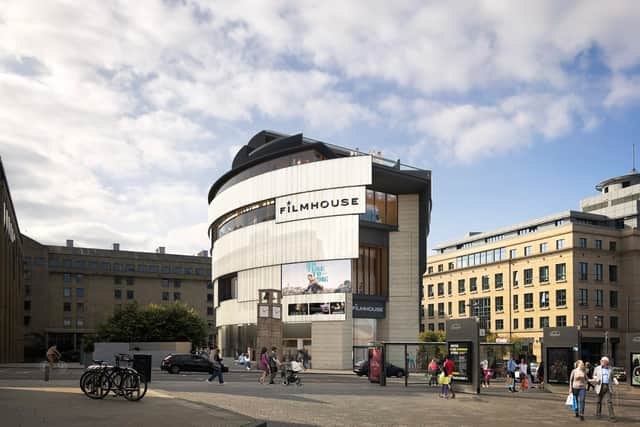 The view of the new Filmhouse from Grindlay Street, home of the Royal Lyceum Theatre.