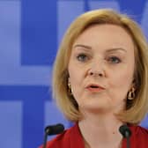 Liz Truss at the launch of her campaign to be Conservative Party leader and Prime Minister, at King's Buildings, Smith Square, London. Picture date: Thursday July 14, 2022.
