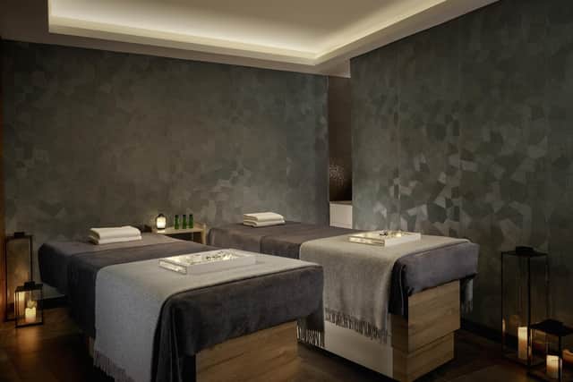 The hotel's Bokeh spa in the basement, which takes its name from the term referring to the soft focus of an image. Pic: Matthew Shaw