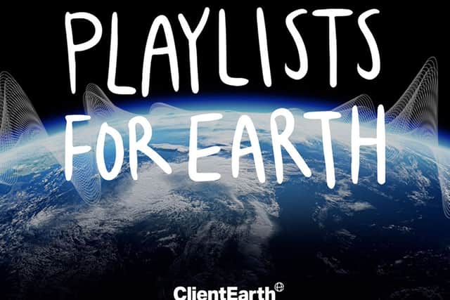 Coldplay, Brian Eno and Anna Calvi have joined a campaign using playlists to encourage action against climate change.