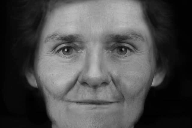 A computerised image of how the Port Logan mystery woman would have looked. (Pic: Glasgow Caledonian University)