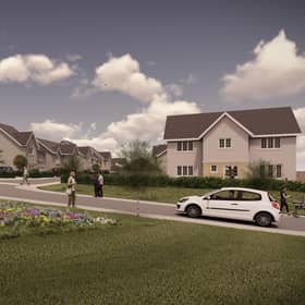 CGI of the new development. Preston Glade will see Cala Homes (East) build the homes at an 'expansive' 6.2-hectare site to the south west of Linlithgow.