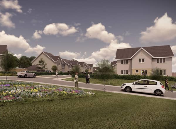 CGI of the new development. Preston Glade will see Cala Homes (East) build the homes at an 'expansive' 6.2-hectare site to the south west of Linlithgow.