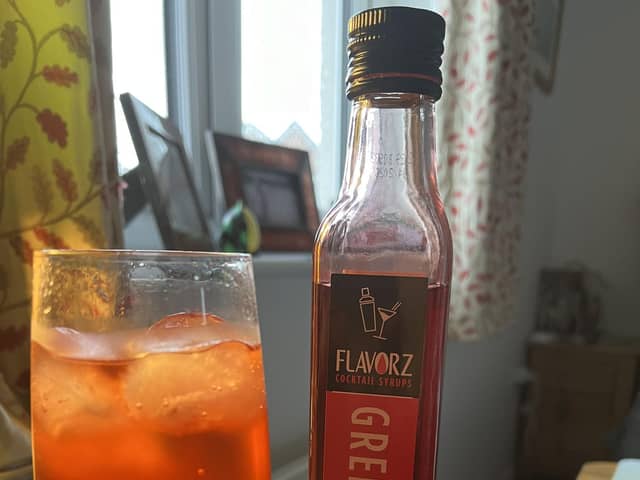Grenadine makes a great diabolo but you can get creative and try all sorts with lemonade