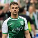 Hibs defender Marijan Cabraja came on as a second-half substitute during the 1-1 draw against Hearts.