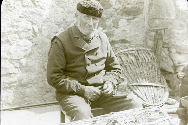 A crail fisherman taken by George Normand. Picture: George Normand/OnFife  Archives/PA Wire