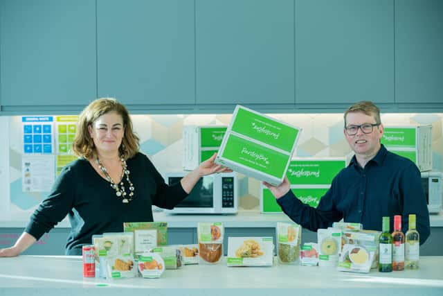 From left: Adrienne MacAulay, founder and head of product, with CEO Kevin Dorren. Picture: Sandy Young.