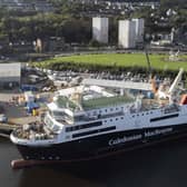 Glen Sannox at the Ferguson Marine shipyard in Port Glasgow in October. Picture: John Devlin