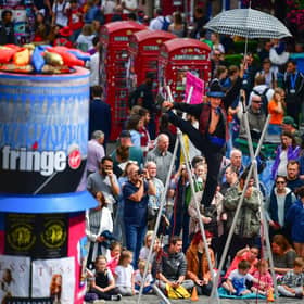 The Royal Mile during the Edinburgh Festival Fringe