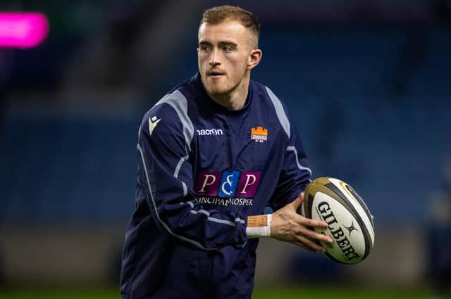 Edinburgh's Nathan Chamberlain has retained the No 10 jersey for the Rainbow Cup clash with Glasgow Warriors. Picture: Ross Parker/SNS