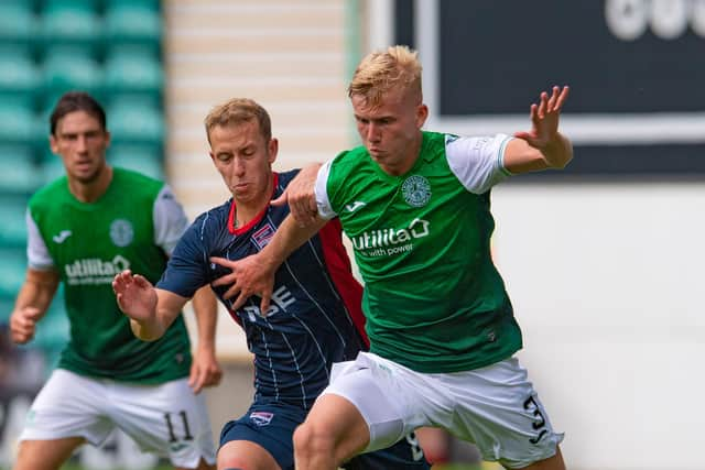 Josh Doig made his return to the Hibs starting XI.