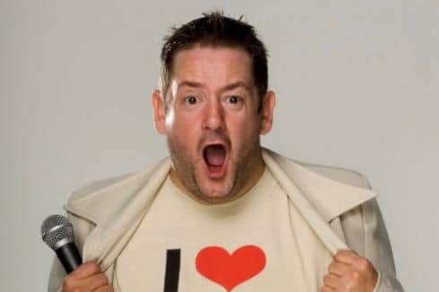 Johnny Vegas is backing Just the Tonic's fundraising efforts.