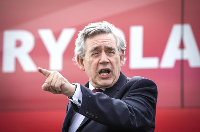 Former prime minister Gordon Brown warned of 50 years of conflict between England and Scotland.
