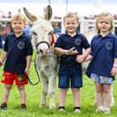 Four year-old pupils from Apple Tree Nursery in Argyll & Bute, Brogan Laurie, Neil George-McKirdy, Zander Simpson and Ava Wilson, travelled by boat and bus to present Miniature Mediterranean Donkey, Doris, with her First place rosette. After receiving a £400 donation from the Argyll & Bute Agricultural Committee, the pupils formed their own agricultural committee and decided to use the money to attend the Royal Highland Show. (Pic: Ian Georgeson)