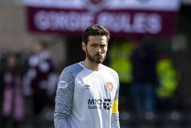 Hearts goalkeeper Craig Gordon.