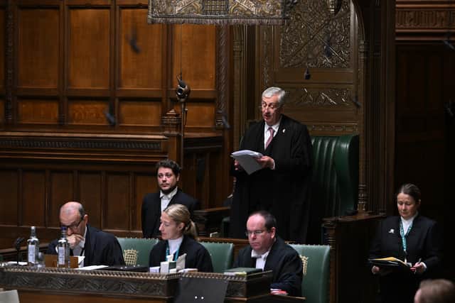 Speaker Sir Lindsay Hoyle said he has asked the Serjeant at Arms and other officials to investigate allegations made about incidents in the Commons on Wednesday night.
