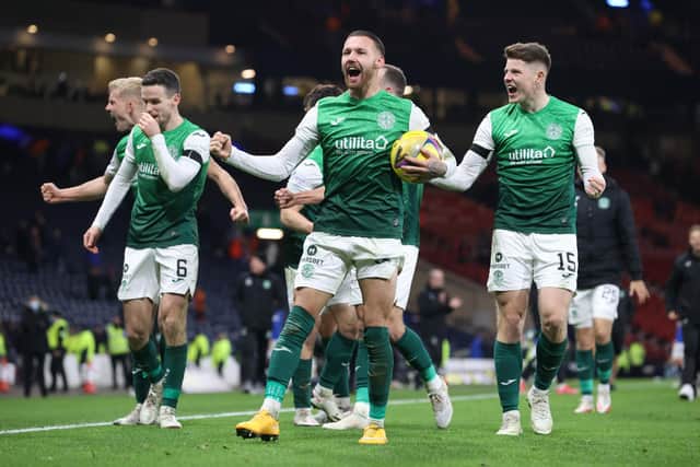 Hibs will be looking to follow up the cup win over Rangers with success against Ross County in the league. (Photo by Alan Harvey / SNS Group)