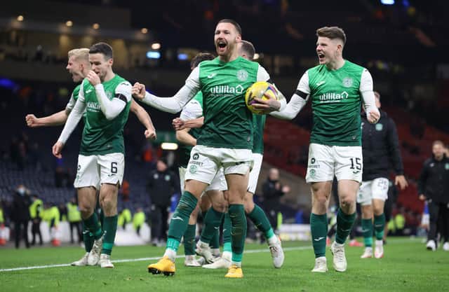 Hibs will be looking to follow up the cup win over Rangers with success against Ross County in the league. (Photo by Alan Harvey / SNS Group)