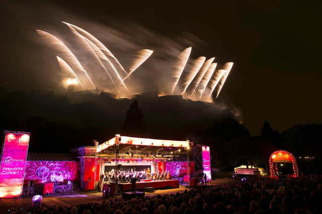 Edinburgh's festival fireworks concert was first staged against the backdrop of the castle in 1982. Picture: Eoin Carey
