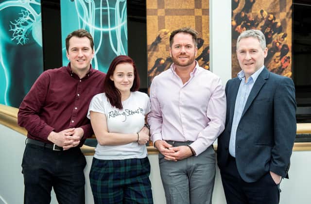 From left: Dr David Palmer, Dr Holly Butler, Dr Matthew Baker and Dr Mark Hegarty. Picture: contributed.