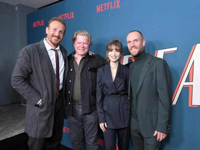 Netflix exclusive Windfall stars Oscar nominated Jesse Plemons (Breaking Bad), Lily Collins and Jason Segel. The film begins when a man breaks into a tech billionaire's empty vacation home.