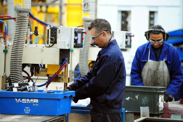 While manufacturers turned pessimistic last month, service providers expressed stronger confidence.