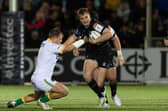 Glasgow Warriors captain Stafford McDowall on the attack against Northampton Saints during the Investec Champions Cup match at Scotstoun. Northampton won 28-19. (Photo by Craig Williamson / SNS Group)