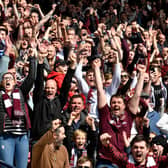 Hearts fans haven't watched their team in the flesh for a year.