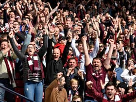 Hearts fans haven't watched their team in the flesh for a year.