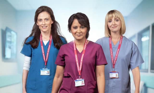 Lara Pulver, Parminder Nagra and Lisa McGrillis in Maternal