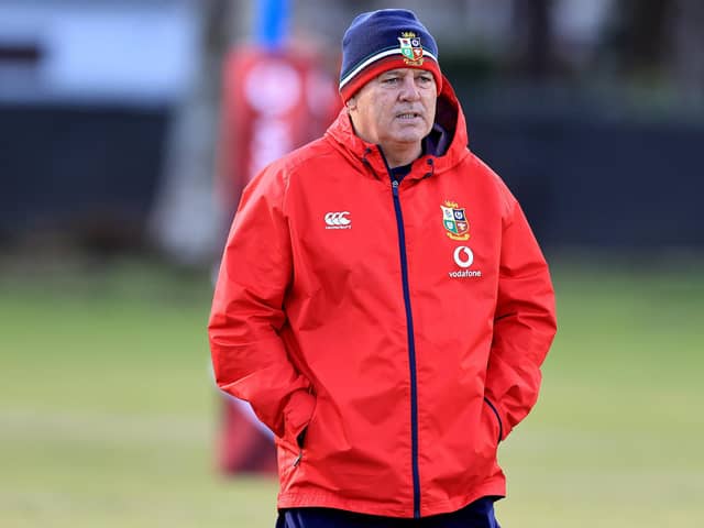 Warren Gatland, the Lions head coach, is angry about the appointment of a South African TMO for the first Test. Picture: David Rogers/Getty Images