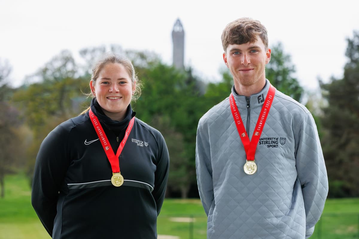 Stirling University duo pull off BUCS Tour Order of Merit title double