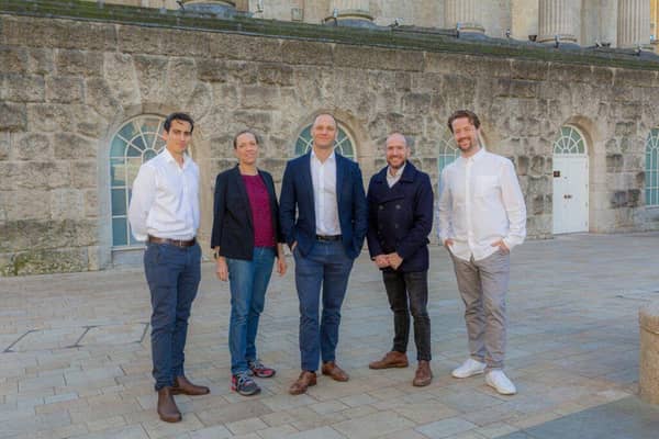 Phil Shaw Stewart (CCO), Mo Jones (Chair), Harry Boisseau (CEO), Phil Hayes (CPO), Colin Palmer (CTO)