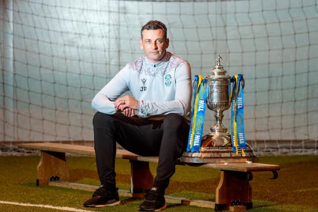 Having taken his team to the semi-finals last time, Hibs boss Jack Ross would love to go all the way in this season's Scottish Cup compettion. Photo by Mark Scates / SNS Group