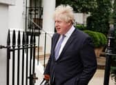 Former prime minister Boris Johnson refused to answer questions about his evidence on Tuesday morning.