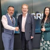 From left: Anthony Harford, head of business development at Heriot-Watt; Mark Cook, chair of both the ABHI and Scottish Brain Sciences; and Michelle Beukes, business development manager at Heriot-Watt. Picture: contributed.