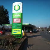 Fuel prices in Glasgow on Monday, which have risen even higher since (Picture: The Scotsman)
