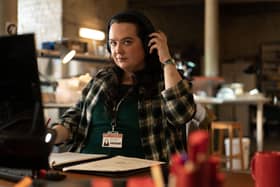 Ashley Storrie as Nina in Dinosaur, a comedy drama from the makers of Fleabag and The Tourist, which is set in Glasgow. Picture: BBC 