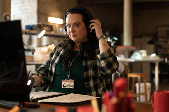 Ashley Storrie as Nina in Dinosaur, a comedy drama from the makers of Fleabag and The Tourist, which is set in Glasgow. Pic: Contributed