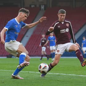 Hearts winger Bobby McLuckie is one of nine teenagers to sign a professional contract at Tynecastle Park. (Photo by Craig Foy / SNS Group)