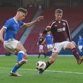 Hearts winger Bobby McLuckie is one of nine teenagers to sign a professional contract at Tynecastle Park. (Photo by Craig Foy / SNS Group)