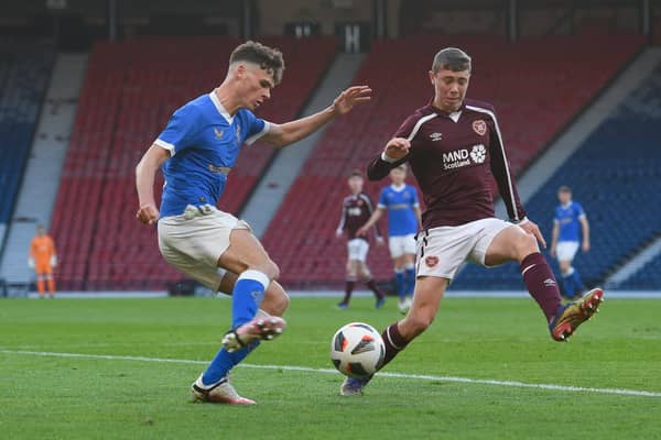 Hearts winger Bobby McLuckie is one of nine teenagers to sign a professional contract at Tynecastle Park. (Photo by Craig Foy / SNS Group)