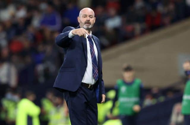 Scotland manager Steve Clarke looks on during the World Cup qualifier against Moldova at Hampden. (Photo by Alan Harvey / SNS Group)
