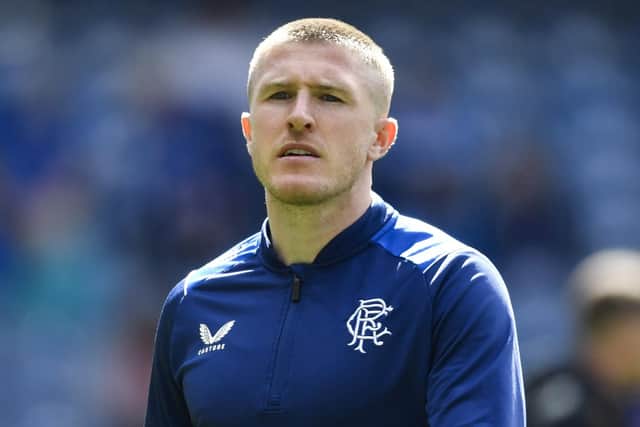 John Lundstram fielded questions post-match on his contract situation at Rangers.