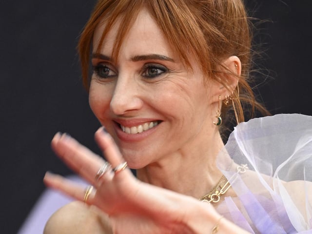 Carice van Houten, who played Melisandre in Game of Thrones, attends the House of the Dragon premiere (Photo by Gareth Cattermole/Getty Images)