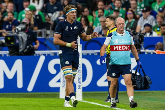 Jamie Ritchie was injured on Scotland duty and won't play for Edinburgh until next month at the earliest.